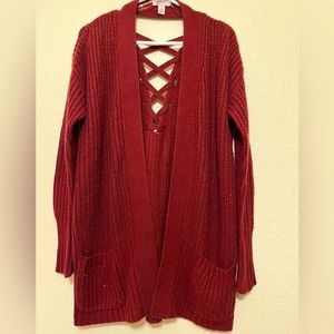 Arizona Ean Co. Burgundy Sweater Size Medium